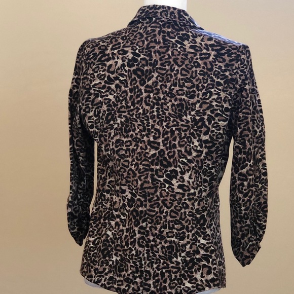 Cheetah Print Blazer - Picture 3 of 5